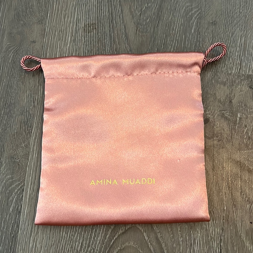 Amina Muaddi dust bag